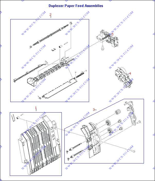 HP Color LaserJet 3600 Duplex Paper Feed Assembly (duplex models)