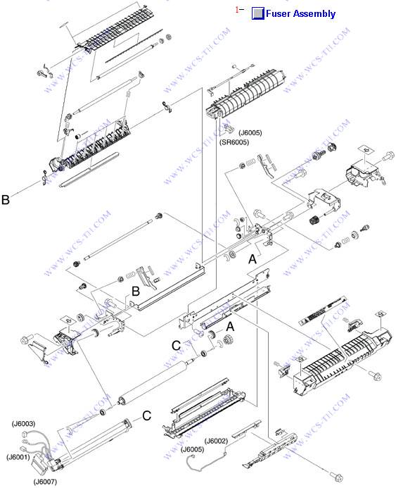 HP Color LaserJet 3800 Fuser Assembly