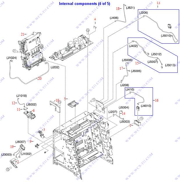 HP Color LaserJet 3800 Internal Components (4 of 5)