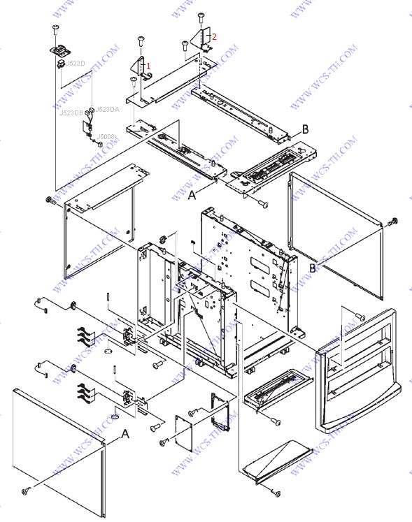 HP Color LaserJet 4650 2 X 500 Feeder Internal Parts (1 of 2)