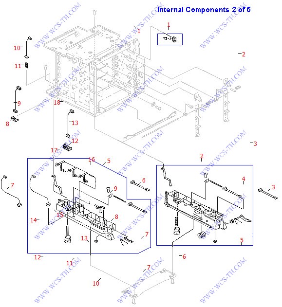 HP Color LaserJet 4650 Internal Components (2 of 5)