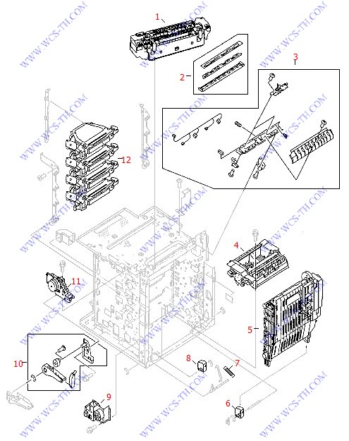 HP Color LaserJet 4650 Internal Components (4 of 5)
