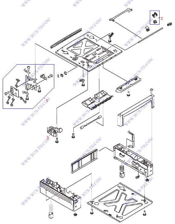 HP Color LaserJet 4650 500 Sheet Paper Feeder Assembly