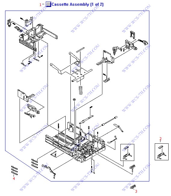 HP Color LaserJet 4650 Cassette Assembly (1 of 2)