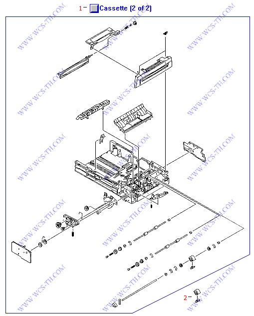 HP Color LaserJet 4650 Cassette Assembly (2 of 2)