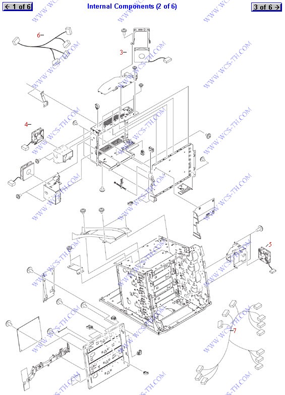HP Color LaserJet 4700 Internal Components (2 of 6)