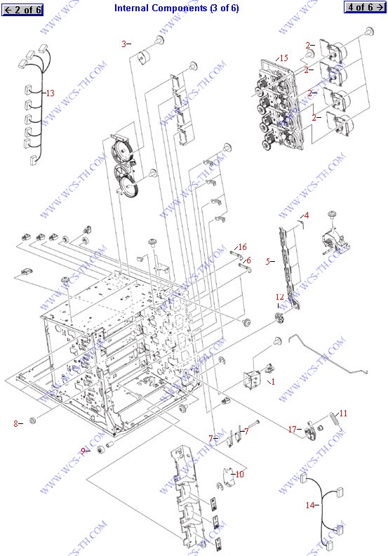 HP Color LaserJet 4700 Internal Components (3 of 6)