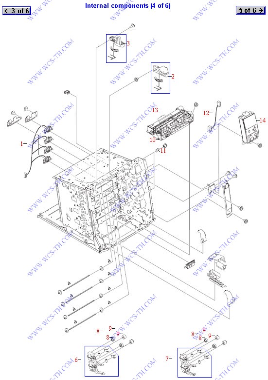 HP Color LaserJet 4700 Internal Components (4 of 6)