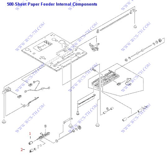 HP Color LaserJet 4700 500-Sheet Paper Feeder Internal Components