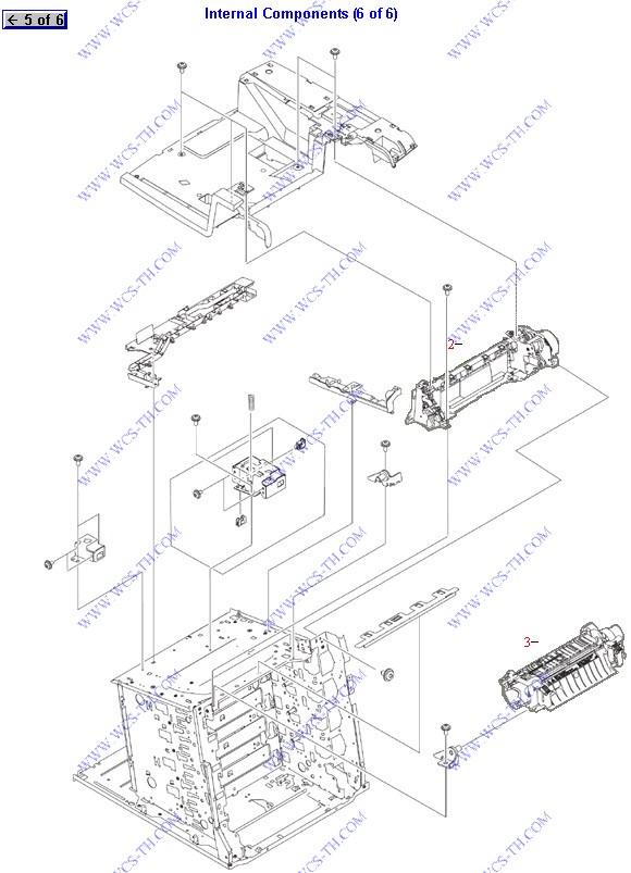 HP Color LaserJet 4700 Internal Components (6 of 6)