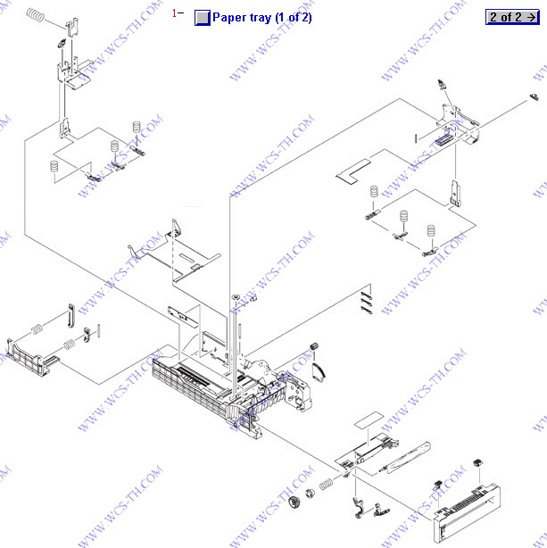 HP Color LaserJet 4700 Paper Tray (1 of 2)