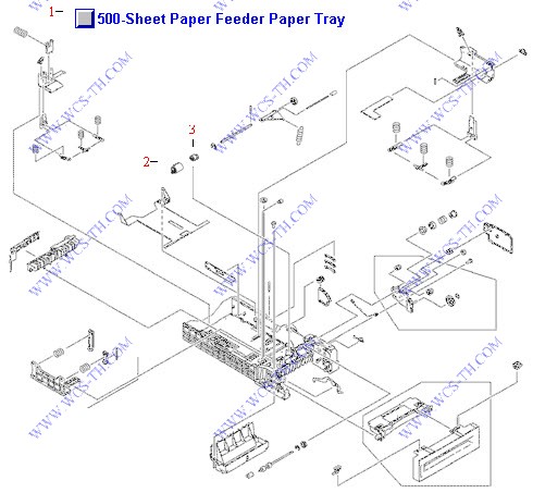 HP Color LaserJet 4700 500-Sheet Paper Feeder Paper Tray