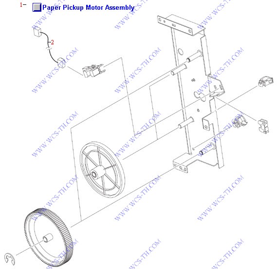 HP Color LaserJet 4700 Disengaging Drive Assembly