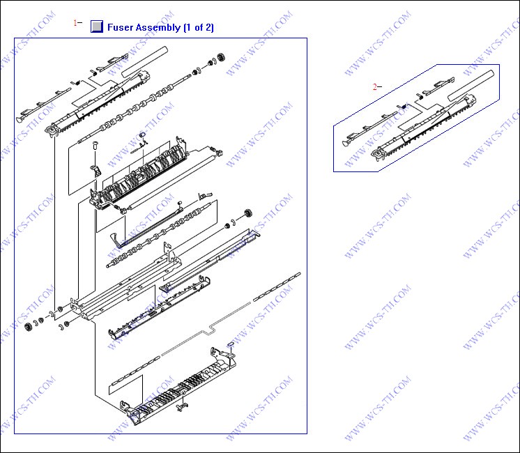 HP Color LaserJet 5550 Fuser Assembly (1 of 2)