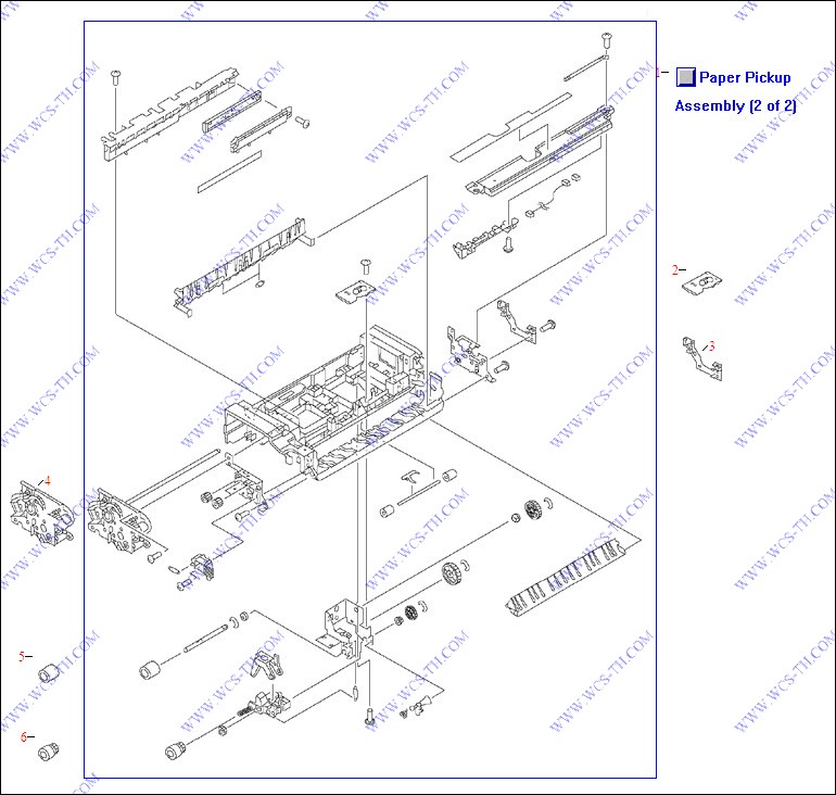 HP Color LaserJet 5550 Paper Pickup Assembly (2 of 2)