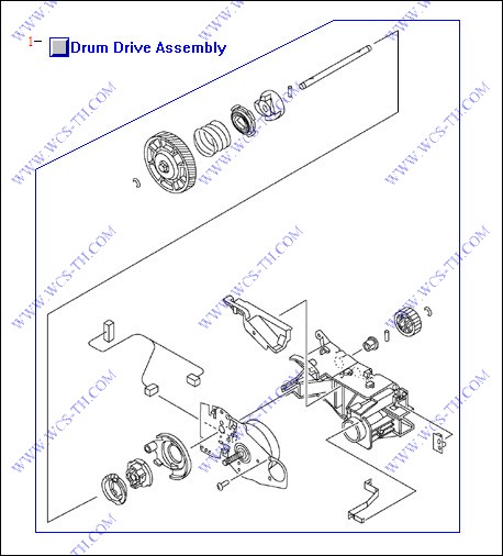 HP Color LaserJet 5550 Drum Drive Assembly