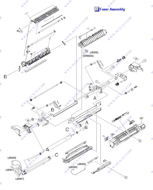 HP Color LaserJet CP3505 Fuser