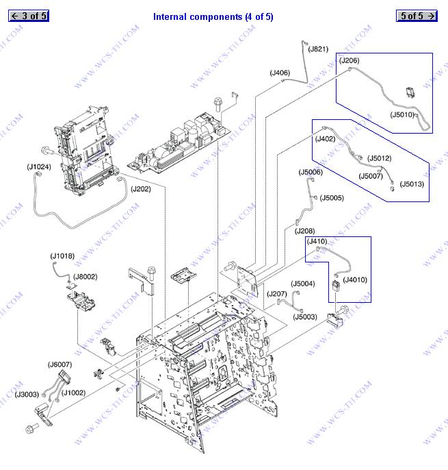 HP Color LaserJet CP3505 Internal components (4 of 5)