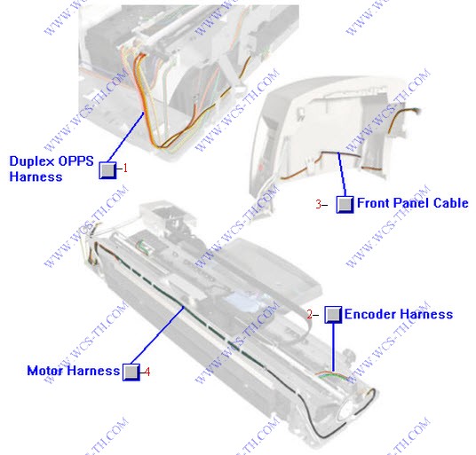HP DesignJet 130 Cable Harness