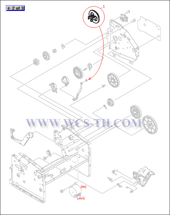 HP LaserJet 1022 Internal Components (3 of 3)