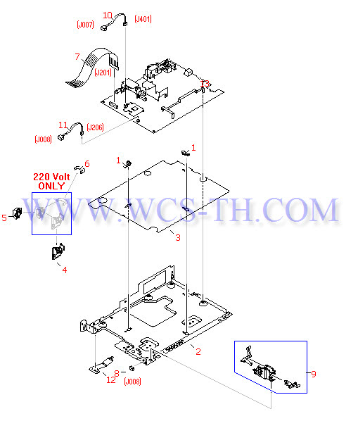 HP LaserJet 1100 Engine Controller Assembly