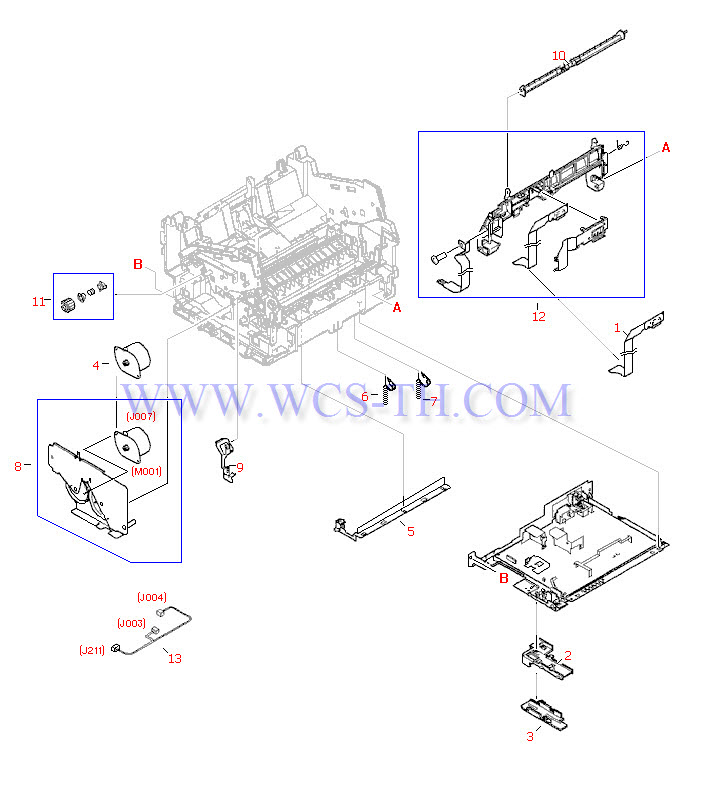 HP LaserJet 1100 Internal Components 1 of 4