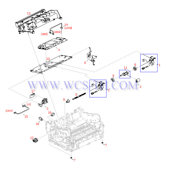 HP LaserJet 1100 Internal Components 2 of 4