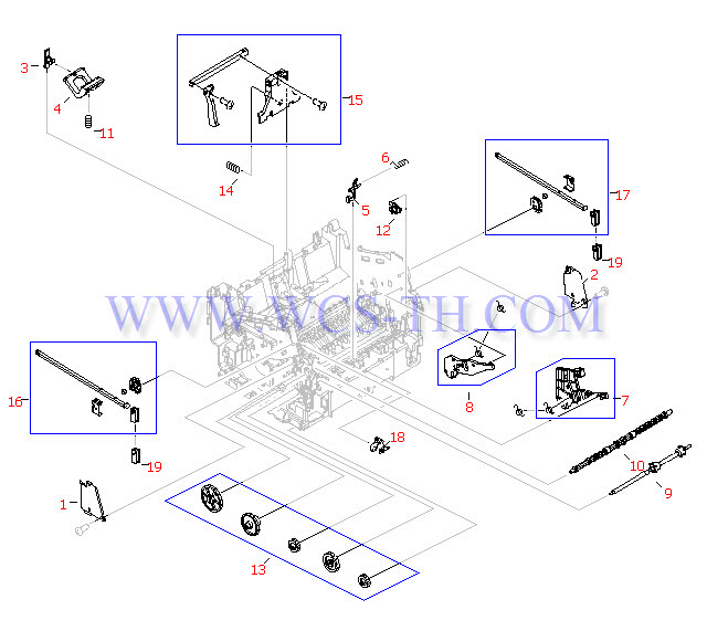 HP LaserJet 1100 Internal Components 3 of 4