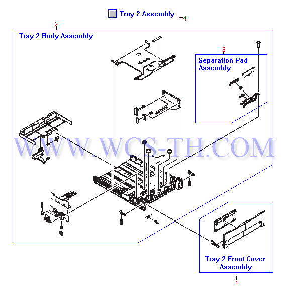 HP LaserJet 1160 250-Sheet Tray Assembly (Tray 2)