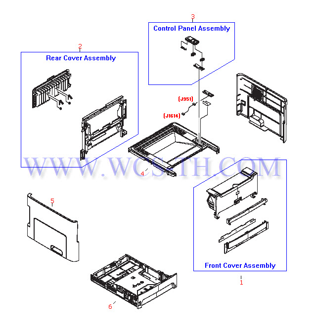 HP LaserJet 1160 External Covers