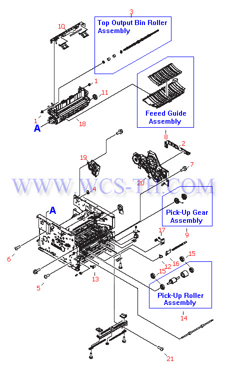 HP LaserJet 1160 Internal Components (1 of 4)