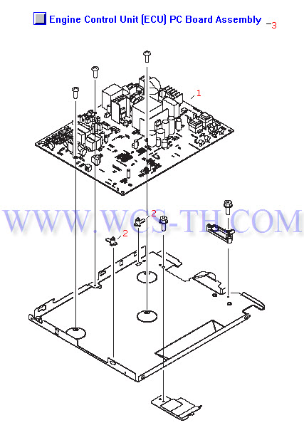 HP LaserJet 1160 Engine Control Unit PC Board Assembly