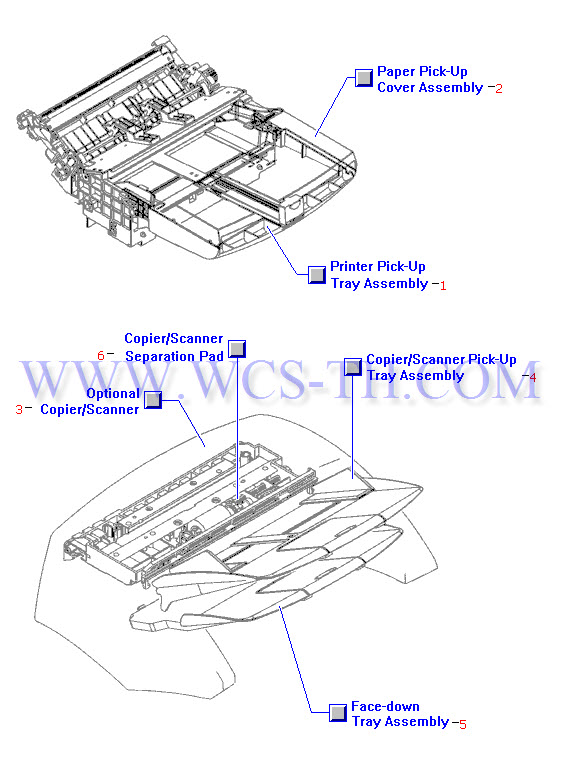 HP LaserJet 1200 Main Assembly Locator