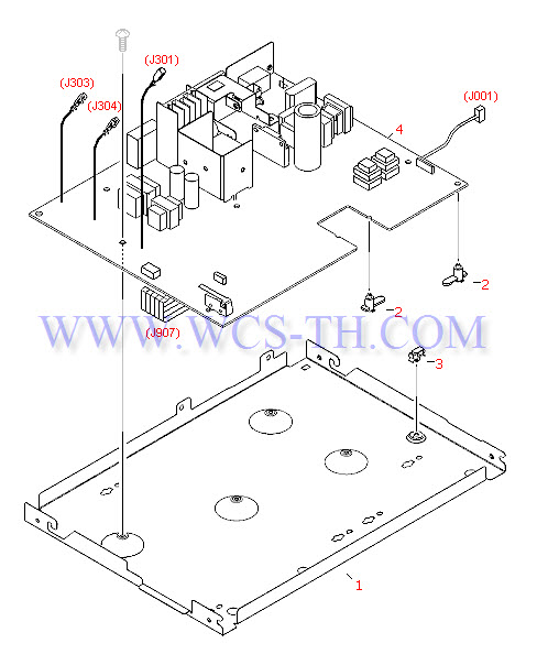 HP LaserJet 1200 Engine Control PC Board and Related Parts
