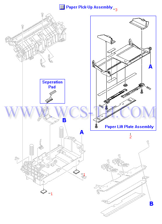 HP LaserJet 1200 Paper Pickup Assembly (2 of 2)