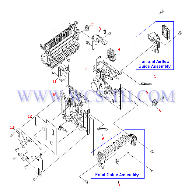 HP LaserJet 1300 Internal Components (2 of 2)