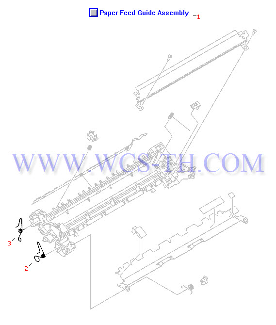 HP LaserJet 1300 Paper Feed Guide Assembly