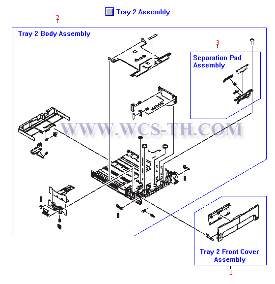 HP LaserJet 1320 250-Sheet Tray Assembly (Tray 2)