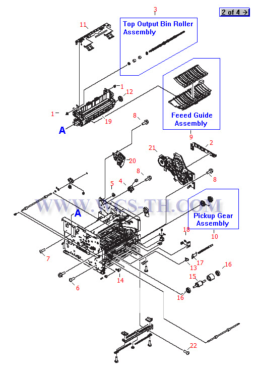 HP LaserJet 1320 Internal Components (1 of 4)
