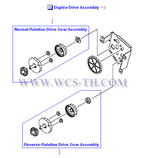 HP LaserJet 1320 Duplex Drive Gear Assembly