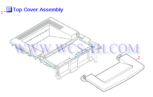 HP LaserJet 2100 Top Cover Assembly