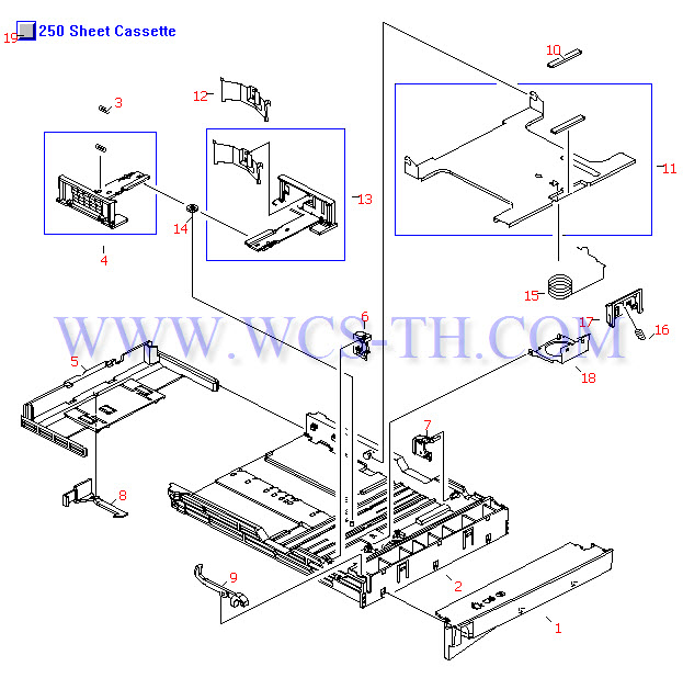 HP LaserJet 2200 250 Sheet Cassette