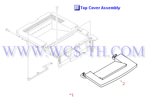 HP LaserJet 2200 Top Cover Assembly