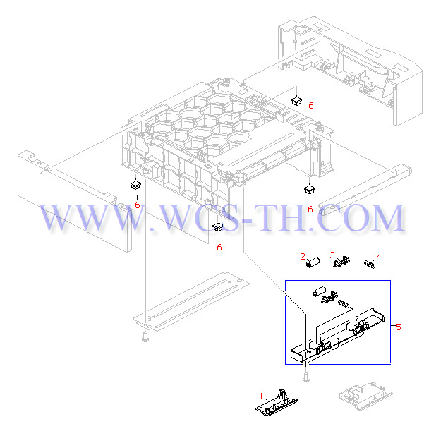 HP LaserJet 2200 500 Sheet Feeder 1 of 2