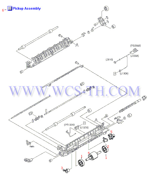 HP LaserJet 2300 Pickup Assembly