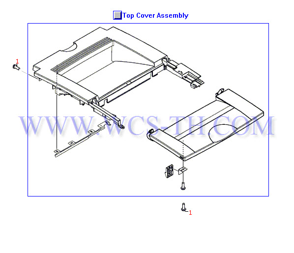 HP LaserJet 2300 Top Cover Assembly