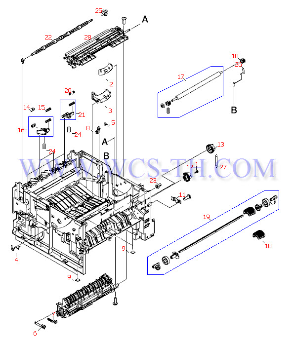 HP LaserJet 2300 Internal Components (2 of 4)