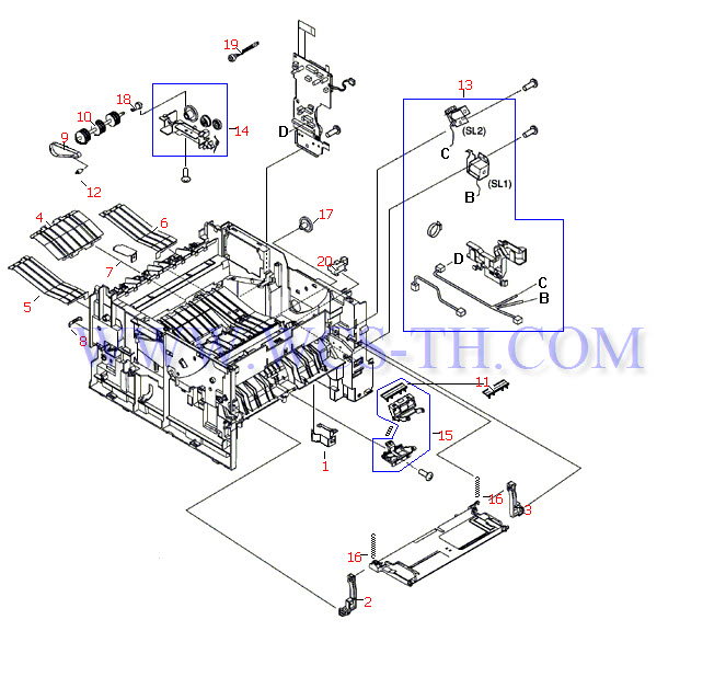 HP LaserJet 2300 Internal Components (3 of 4)