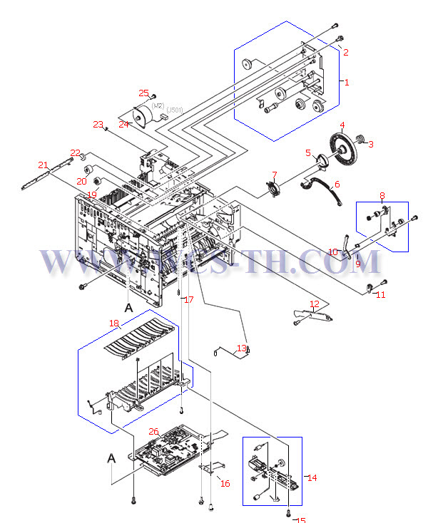 HP LaserJet 2400 Internal Components (3 of 4)
