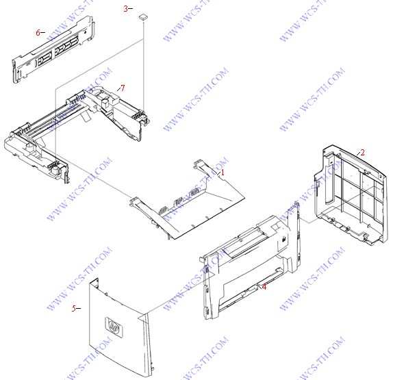 HP LaserJet 3050 Printer External Covers